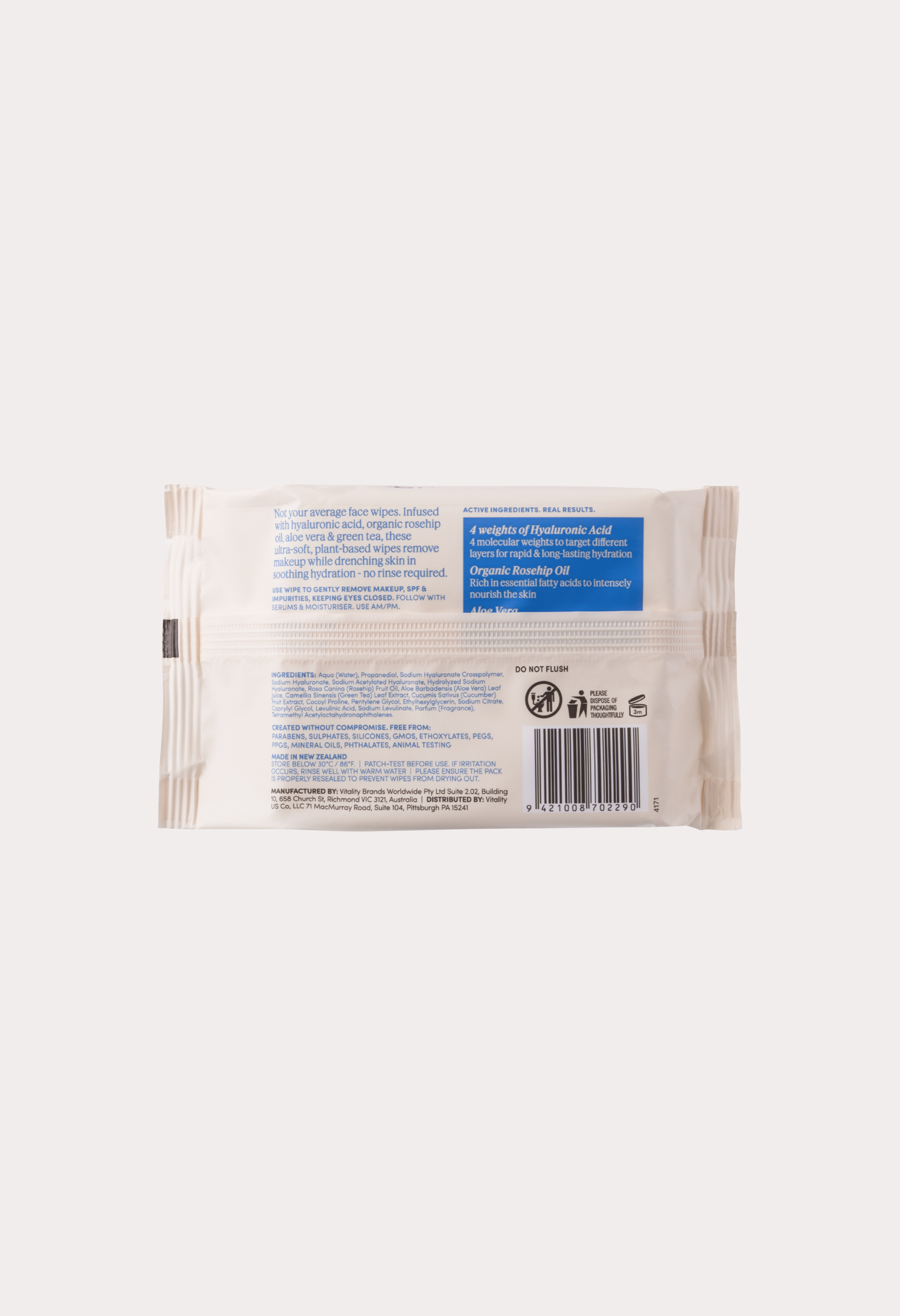 Hydration+ Cleansing Wipes