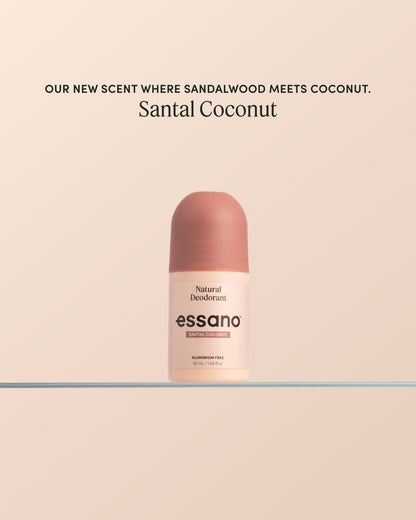 Santal Coconut Natural Deodorant Roll On