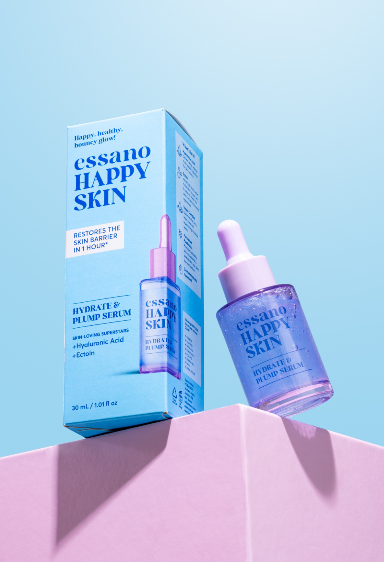 happy skin face the world air serum